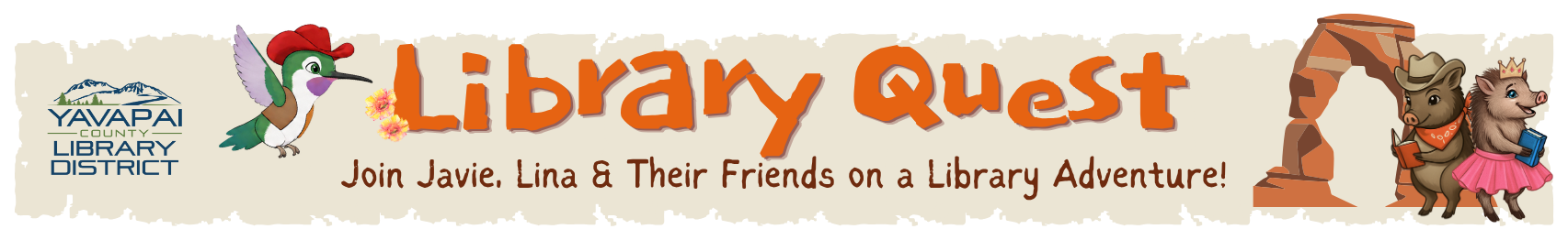 Library Quest: Join Javie, Lina, and their friends on a Library Adventure!